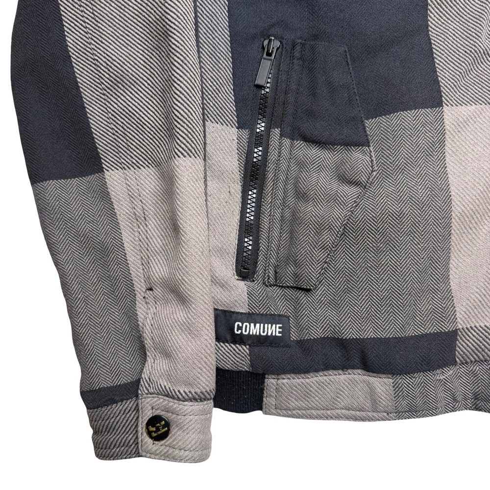 Commune patchwork plaid utility jacket‎  jacket - Picture 6 of 7
